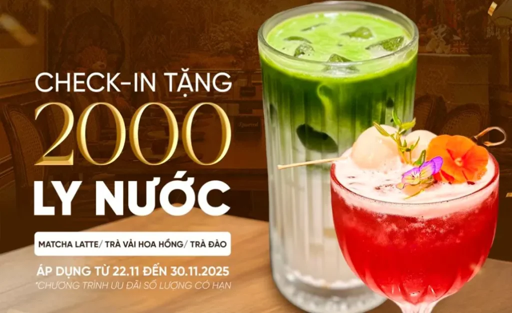 Tặng 2.000 Ly Nước Miễn Phí Tại Casa Đồng Khởi: Săn Ngay Kẻo Lỡ!